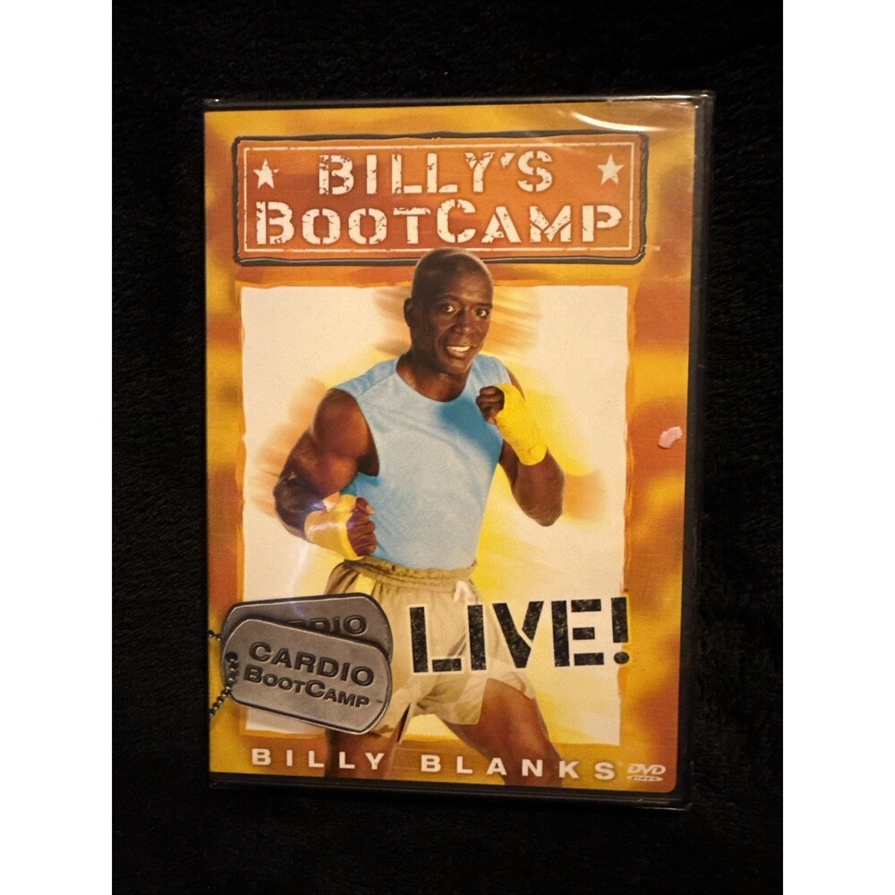 Billy's Bootcamp Tae Bo Cardio Live! Kickboxing Workout Fitness Exercise DVD